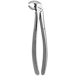 Forceps d'extraction dentaire Fig. 23 pour molaires inférieures droites, instrument chirurgical en acier inoxydable - Product Image 1