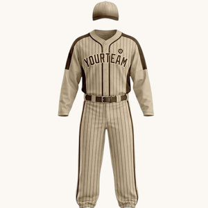 Conjunto de Uniforme de Béisbol Deportivo para Hombre, Tejido Suave y Transpirable, Estilo Atlético Moderno, Ideal para Clubes, Escuelas y Equipos Profesionales - Product Image 1