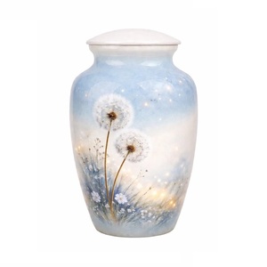 Urne en laiton de qualité supérieure pour cendres humaines, avec joint de protection, vase de table fait main pour cendres crémées, design moderne pour - Product Image 1