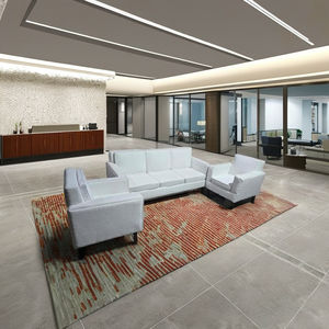 Sofá de recepción moderno, sofá de oficina contemporáneo, sofá de lujo para vestíbulo, sofá de recepción minimalista - Product Image 4