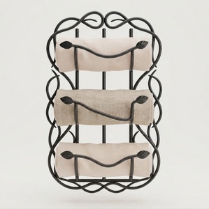 Luxury Modern Wall Mounted Rose Gold <b>Towel</b> <b>Rack</b> 3-Tier Space-Saving Metal Holder For Rolled Bath <b>Towels</b> Minimalist Bathroom - Product Image 5