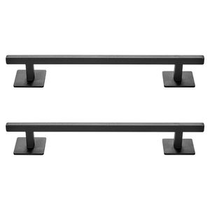 Manijas para Puertas de Granero, 2 Piezas, 12.6 Pulgadas, Manijas Rústicas para Portones de Cerca, Revestimiento Resistente a la Oxidación, Acero al Carbono de Alta Resistencia, Manijas para Portones Exteriores - Product Image 4