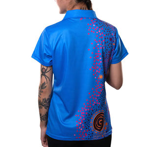 Camiseta Polo Sublimada de Tela Suave de Primera Calidad para Niñas, Último Diseño, Gran Venta, Camisetas Polo Sublimadas para Mujer - Product Image 2