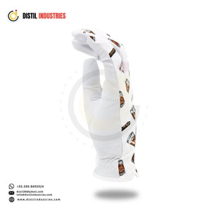 Guante de Golf Duradero, Resistente al Sudor, Ligero, Antideslizante, Elástico, para Mano Izquierda, con Estampado Digital, de Cuero Cabretta, Transpirable, Unisex, Deportivo - Product Image 5