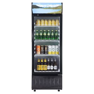 Frigorifero Commerciale per Bevande da 6,8 Cu.Ft./195L con Porta in Vetro, Espositore Refrigerato e Congelatore per Negozi - Product Image 1