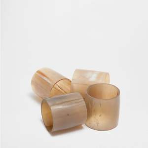 Anillo para Servilletas de Cuerno Natural, Diseño Nuevo, Vajilla para Camping, Ecológico, Duradero, Decoración Clásica para el Hogar, Artículo para el Hogar, Mejor Precio - Product Image 6