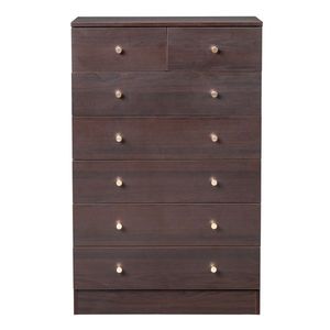 Comò Moderno Semplice Marrone a 7 Cassetti - Product Image 4