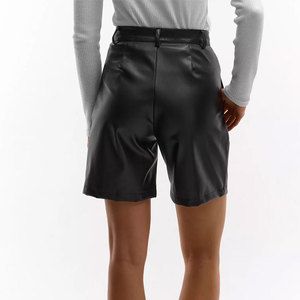 Latest Design Women <b>Leather</b> <b>Shorts</b> In Low MOQ Top Trending Product Causal Wear Genuine <b>Leather</b> <b>Shorts</b> For <b>Ladies</b> - Product Image 2