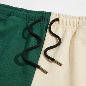 Wholesale Price <b>Mens</b> Two Tone Fleece Sweat <b>Shorts</b> Color Block Casual Streetwear Drawstring Summer <b>Lounge</b> <b>Shorts</b> - Product Image 6