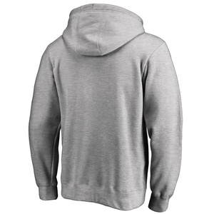 100% coton hommes pulls à capuche noir gris hiver polaire Logo personnalisé surdimensionné unisexe Streetwear à capuche Logo personnalisable - Product Image 4