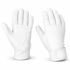 Guantes de bateo de béisbol de cuero de entrenamiento profesional de seguridad para manos duraderos ajustables de alta calidad de alta resistencia Color personalizado - Product Image 3