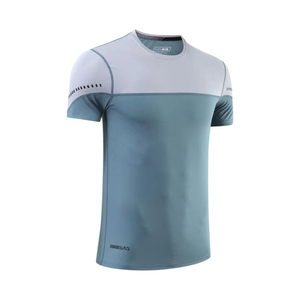 Haut de survêtement athlétique en jersey uni 100 % polyester tricoté, avec impression sérigraphiée, séchage rapide et respirant - Product Image 6