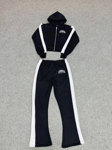 Rexfit Sports Women's Tracksuit Full Length <b>Pants</b> Long Sleeve Zipper Fly Side Pockets Breathable <b>Spandex</b> Polyester Streetwear - Product Image 3