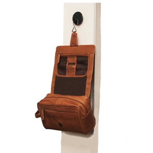 Organisateur de voyage multi-compartiments en cuir imperméable avec fermeture éclair pour hommes et femmes, grande capacité, usage quotidien - Product Image 5
