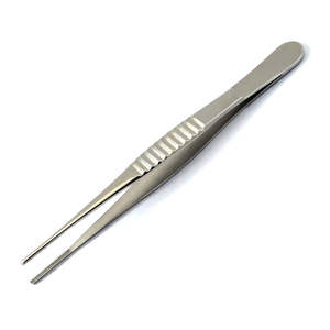 Pinzas Debakey estándar para preparación y manipulación de tejidos, 14 cm, de acero inoxidable de alta calidad, pinzas quirúrgicas manuales para disección de SurgiRight - Product Image 4