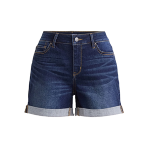 Shorts en jean délavé grande taille pour femme, design personnalisé, élégants, fabriqués au Bangladesh – Meilleures ventes - Product Image 4