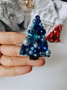 Unique Artisan Embroidery Beaded Brooch Handmade Wearable Art Jewelry for Daily Fashion - Product Image 6