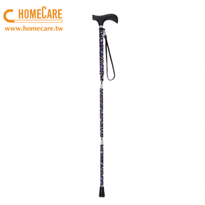 Canne pliante légère en alliage d'aluminium de nouvelle conception avec embout en caoutchouc, rotation à 360 degrés et autoportante pour personnes âgées - Product Image 5