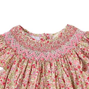 Vestidos de Verano para Niñas al por Mayor, Tela de Algodón con Estampado Floral, Tela con Estampado Personalizado de Fabricación Vietnamita - Product Image 3