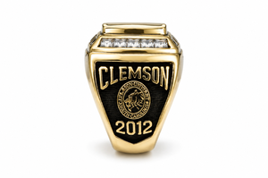 Anillo de Campeonato de los Clemson National Champions, Anillo de Cóctel para Hombre con Piedras de Circonio Cúbico y Logotipo de la Pata - Product Image 3