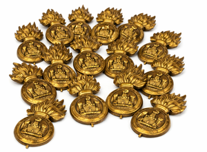 Royal Inniskilling Fusiliers Victorian Style Fur Cap Badge Brass Finish <b>Hat</b> Emblem Vintage Metal <b>Pin</b> Accessory Gift - Product Image 5