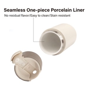 Botella Térmica de Porcelana al Vacío de Doble Pared SUS 304 de 8 oz/250 ml, Diseño Moderno y Lujoso, Personalizable con Logotipo, MOQ Bajo - Product Image 2