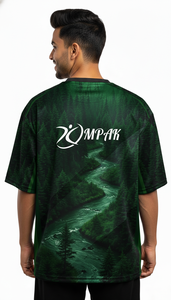 T-shirt décontracté surdimensionné pour homme, style streetwear, sublimation, vêtements de mode - Product Image 2