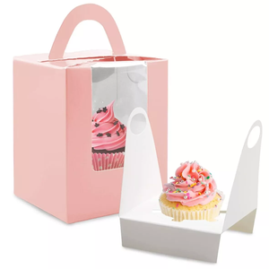 Caja de pastel transparente perfecta para pastelería Eclair <span class=keywords><strong>Hot</strong></span> <span class=keywords><strong>Dog</strong></span> 14oz Chocolat Dubai con ventana de PE - Product Image 3