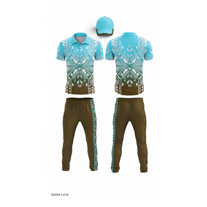 Professional Sublimation <b>Cricket</b> <b>Kit</b> Custom Design | Men Women Youth <b>Cricket</b> Wears Polo Shirt and Trouser <b>Full</b> Team Outfit - Product Image 2