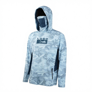 <b>UV</b> <b>Protection</b> Sun <b>Hoodie</b> Outdoor Sports Wear Custom Logo Fishing <b>Hoodie</b> for Men - Product Image 3