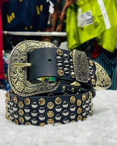 Ceinture de style occidental Ceinture en cuir de vache à la mode Top Fabricant de gros indien Rodeo International - Product Image 6