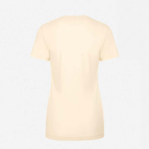 Next <b>Level</b> Apparel Womens NLA Fitted Cotton/Poly Blend Crew Neck CVC Classic 60% Cotton 40% Polyester Solid Color Tee T Shirt - Product Image 2