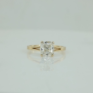 925 Sterling Silver GRA VVS Moissanite Toi Et Moi Ring Mossonite Diamond Engagement Ring Women - Product Image 5