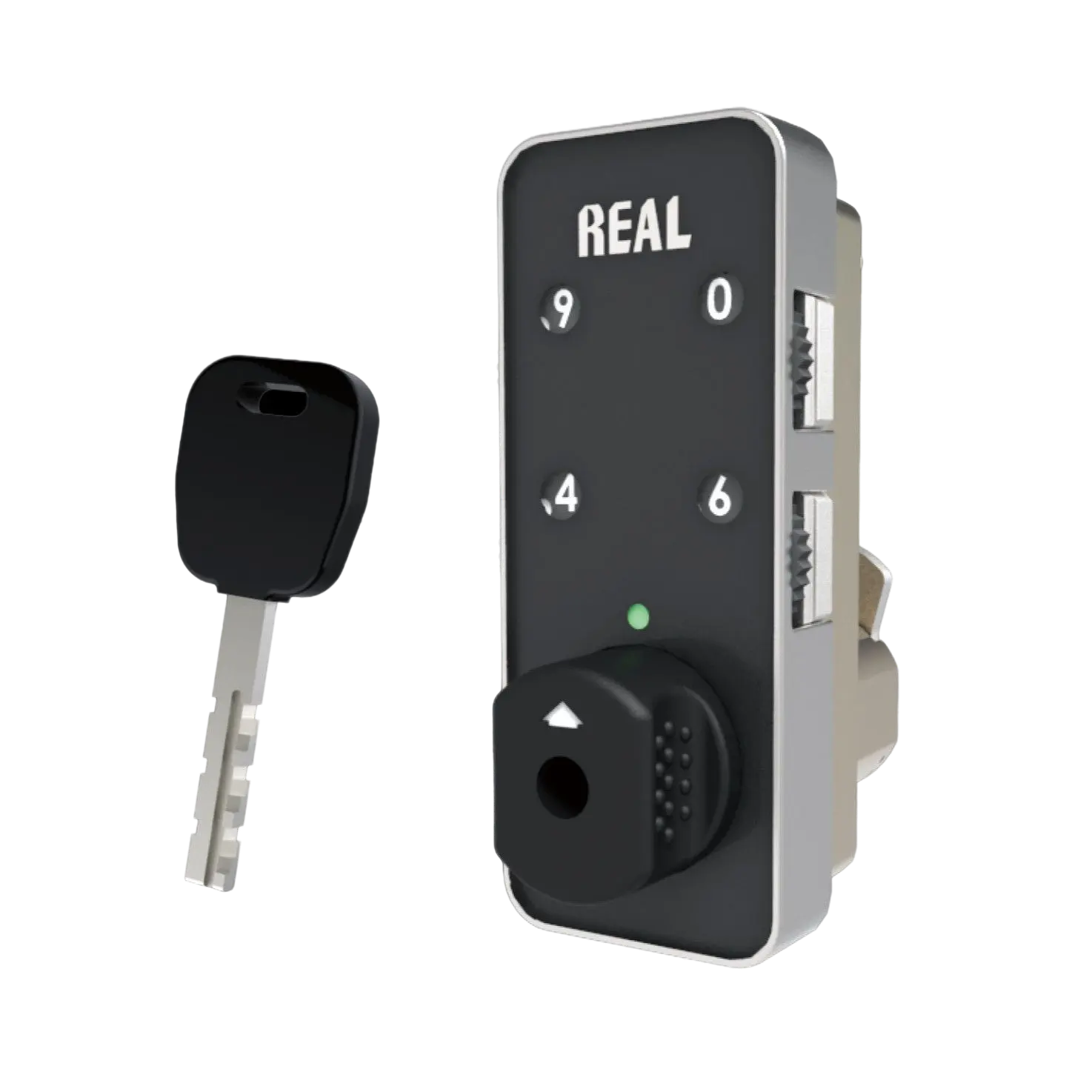 REAL RL-9046-B High Quality Black 4 Digital Hotel Lock for saving your personal effects