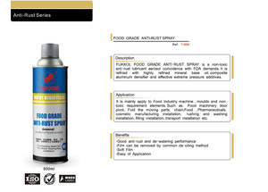 Spray Lubricante Antioxidante Seguro para Alimentos 500mL Cuidado de Equipos Industriales Eliminación de Humedad Revestimiento de Película Suave Fácil Limpieza - Product Image 2