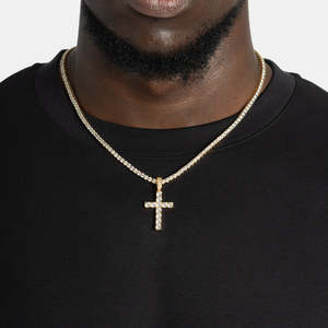 Gold plated <b>cross</b> <b>pendant</b> Hip hop jewelry for <b>men</b> Iced out <b>cross</b> necklace Fashion <b>pendant</b> for <b>men</b> - Product Image 1