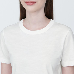 T-shirt à manches courtes pour femme, col rond, personnalisable, en polyester et élasthanne, 200 g/m², uni, logo personnalisé, vente en gros, 2026 - Product Image 3