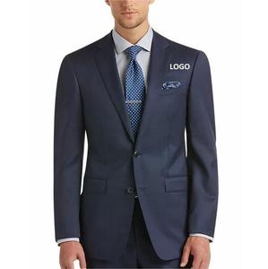 Blazer décontracté pour homme à simple boutonnage avec revers en cuir – Veste de costume élégante pour homme - Product Image 1
