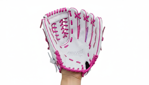 Gant de baseball pour filles, dernier design personnalisé, en cuir souple, pour la capture et l'entraînement, équipement sportif, gants personnalisés avec embossage - Product Image 3