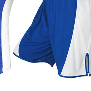 Conjunto de entrenamiento de boxeo azul y blanco de alta calidad, camiseta sin mangas con pantalones cortos, poliéster transpirable, ropa deportiva para todas las estaciones, conjunto de boxeo - Product Image 5