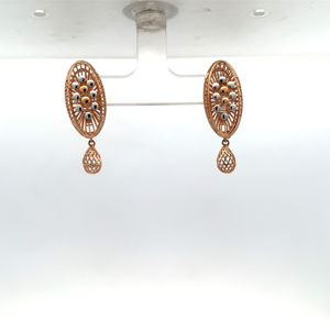 Conjunto de Collar y Aretes de Oro Rosa de 18K - Product Image 6