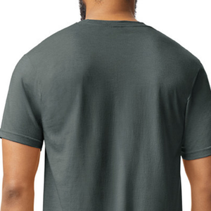 Camiseta de Hombre CVC Color Gris Metálico, Mezcla de Algodón Premium, Manga Corta, Transpirable, Ligera, Informal - Product Image 3
