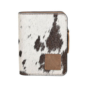 Handmade Genuine Leather Cowhide <b>Wallet</b> In Solid Color Top Selling Product Vintage Fold Short <b>Wallets</b> For Sale - Product Image 3