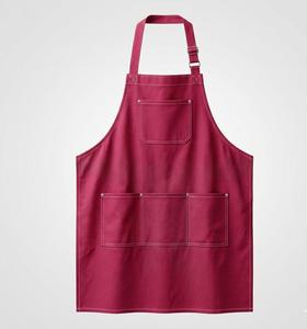 Cotton Woven <b>Apron</b> With Three Pockets Unisex For Restaurant And Bar Use Customizable for branding <b>working</b> <b>apron</b> - Product Image 1