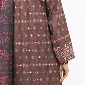 ชุดเดรสยาวแบบสบายๆ สไตล์มุสลิม ผ้าลายทางแบบแพทช์เวิร์ค ตัดเย็บตามสั่ง สำหรับผู้หญิง  ชุดลำลองและชุดทางการ - Product Image 6