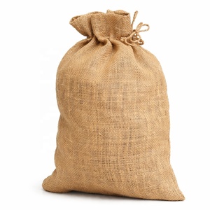 Sac en toile de jute écologique biodégradable pour la lutte contre les inondations et la protection contre l'érosion, durable, avec cordon de serrage, sur mesure - Product Image 2