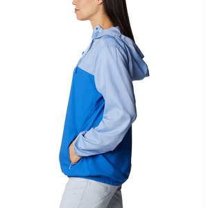 Sudadera Ligera Personalizada para Mujer con Bloques de Color, Cierre de Botones a la Mitad, Protección Solar, Ropa Deportiva Transpirable para Exteriores - Product Image 6