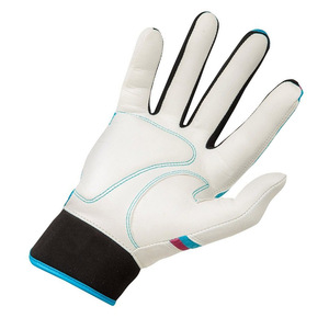 2026 Custom Logo Adult Pitcher <b>Gloves</b> Full-Size Regular <b>Baseball</b> <b>Gloves</b> in White and Blue Made in Pakistan Leather Material - Product Image 3