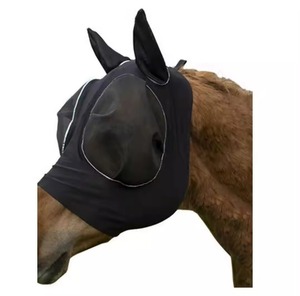 High quality horse fly <b>mask</b> with soft mesh full face coverage breathable and protective for riding horses <b>Eye</b> Covers - Product Image 3