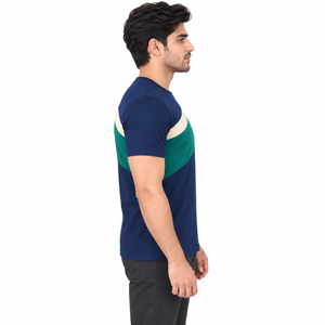เสื้อยืดแฟชั่นพื้นฐาน 220 GSM ผ้าฝ้ายเจอร์ซีย์เนื้อนุ่ม ย้อมสีทั้งตัว ทรงปกติ แขนสั้น คอกลม แห้งเร็ว เป็นมิตรกับสิ่งแวดล้อม - Product Image 2